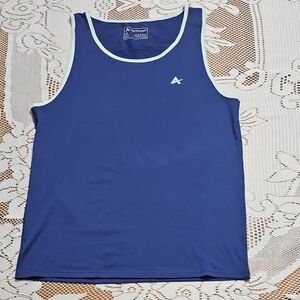 Athletic Works Men's Navy Tank Top